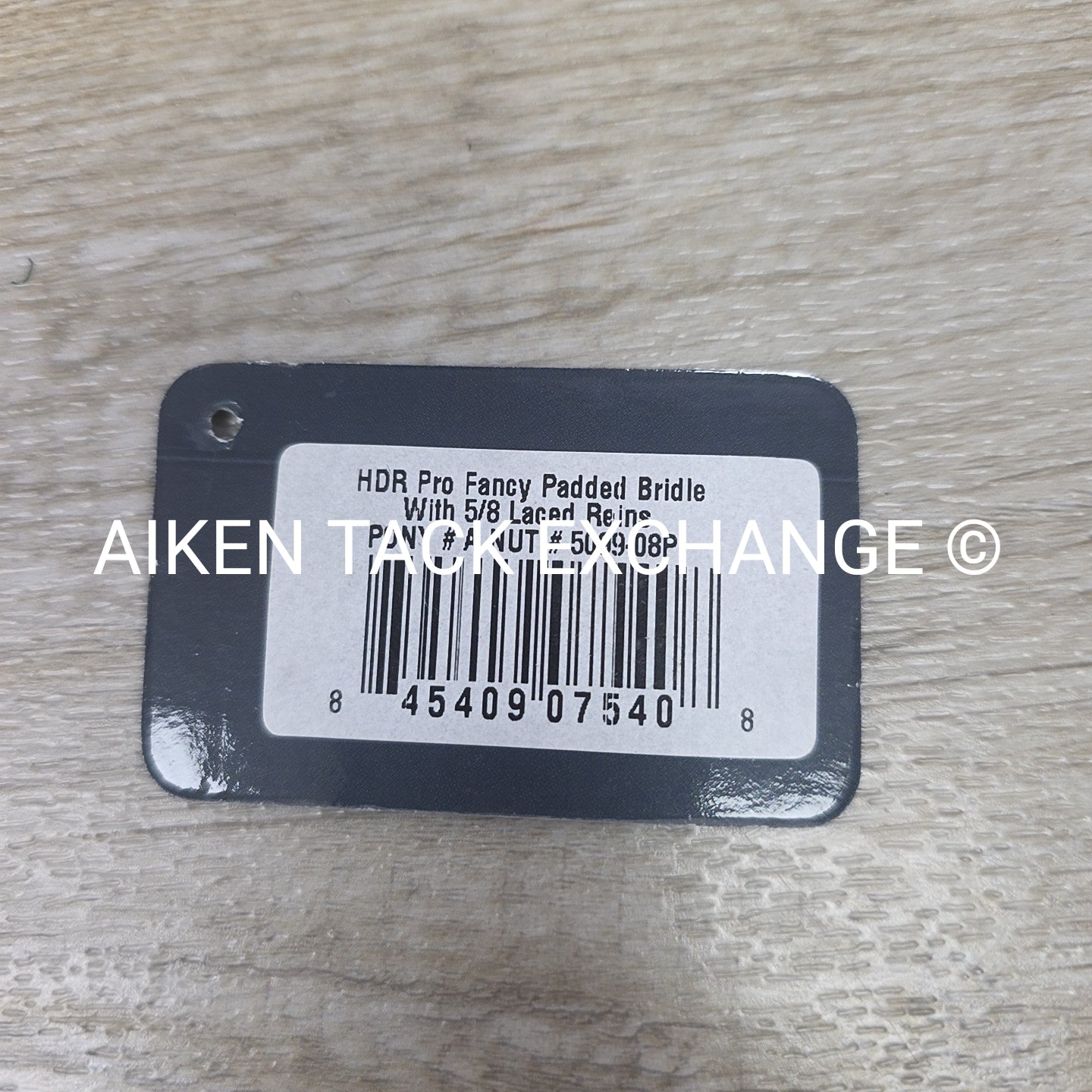 HDR Pro Mono Crown Fancy Stitch Padded Bridle with Reins, Brown, Size Pony