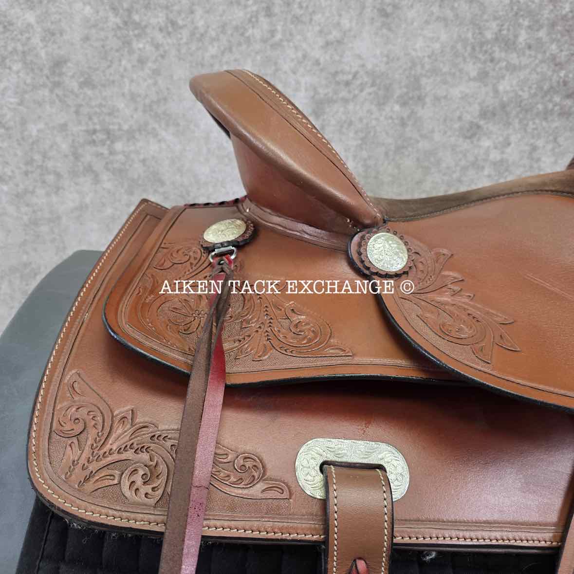Royal King RK 1705 RB Auto Adjust Flex Tree Western Saddle, 15.5" Seat