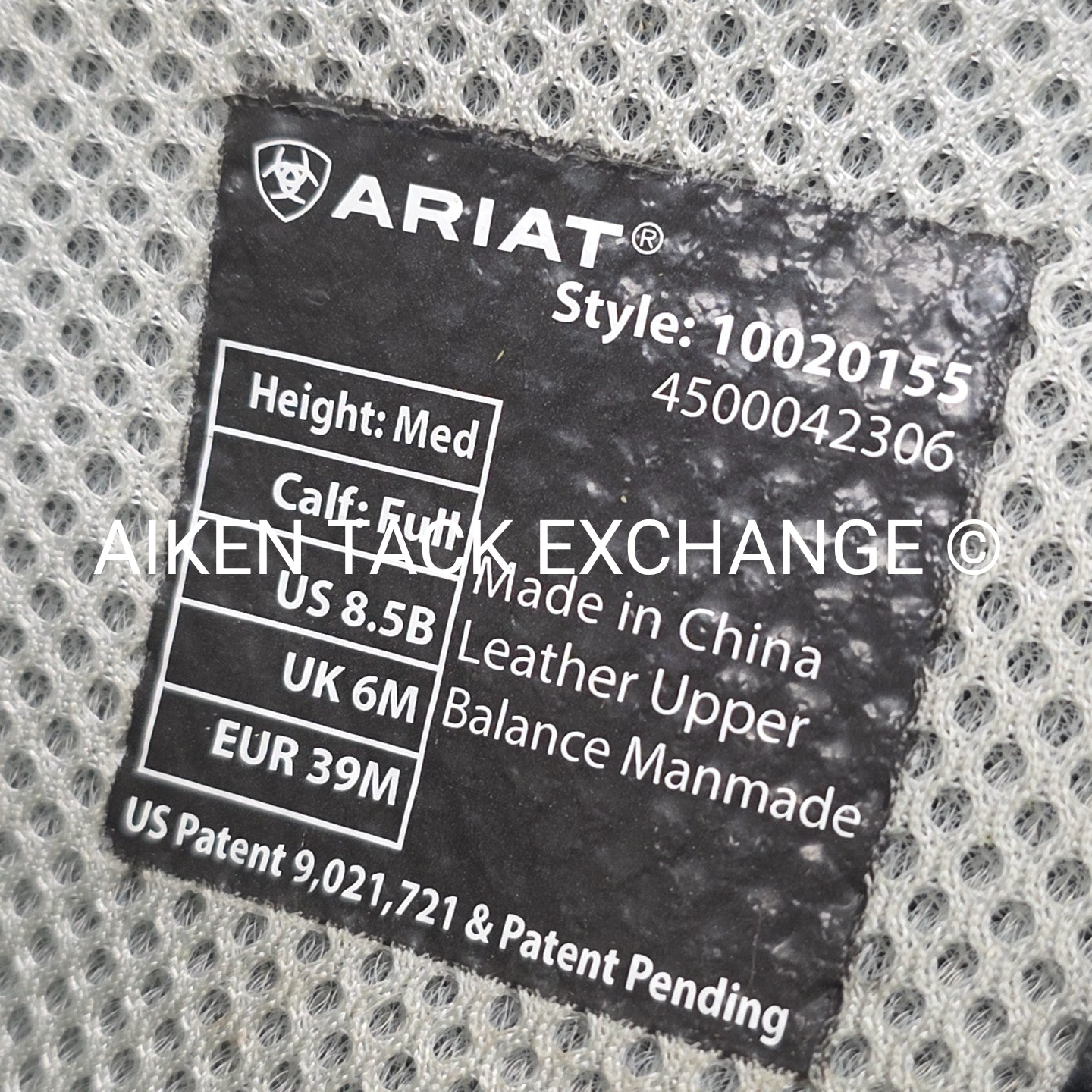 Ariat Ascent Tall Boots, Size 8.5, Medium Height, Full Calf