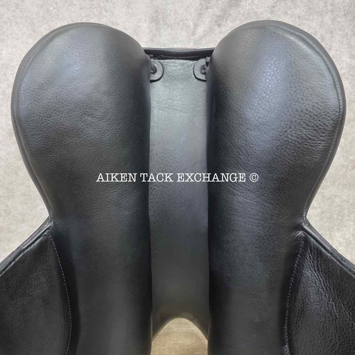 2023 Envy by Custom Saddlery Motion Monoflap Dressage Saddle, 18" Seat, Adjustable Tree, Wool Flocked Panels