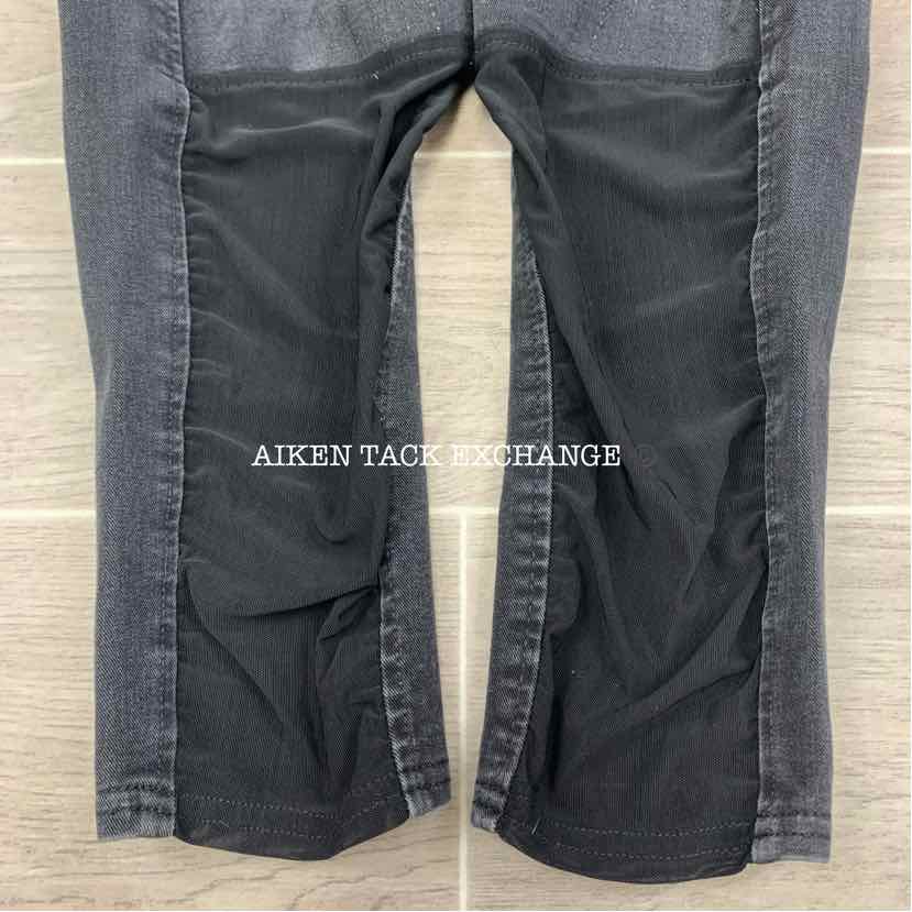 FITS Denim Silicone Full Seat Breeches, Size Medium