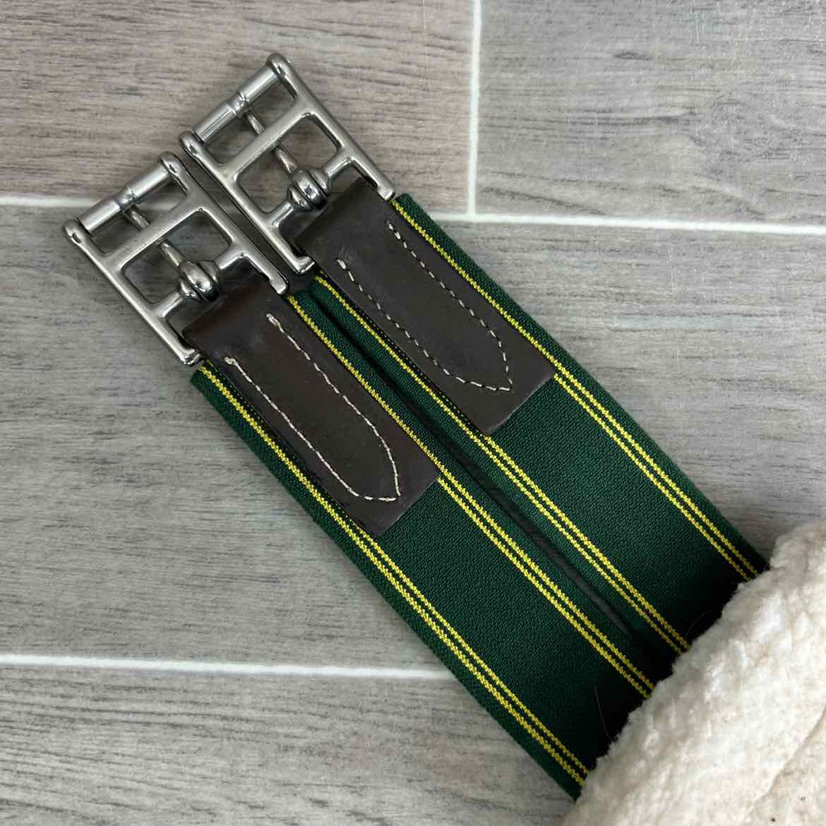 Henri De Rivel Detachable Fleece Lined Girth, 56"