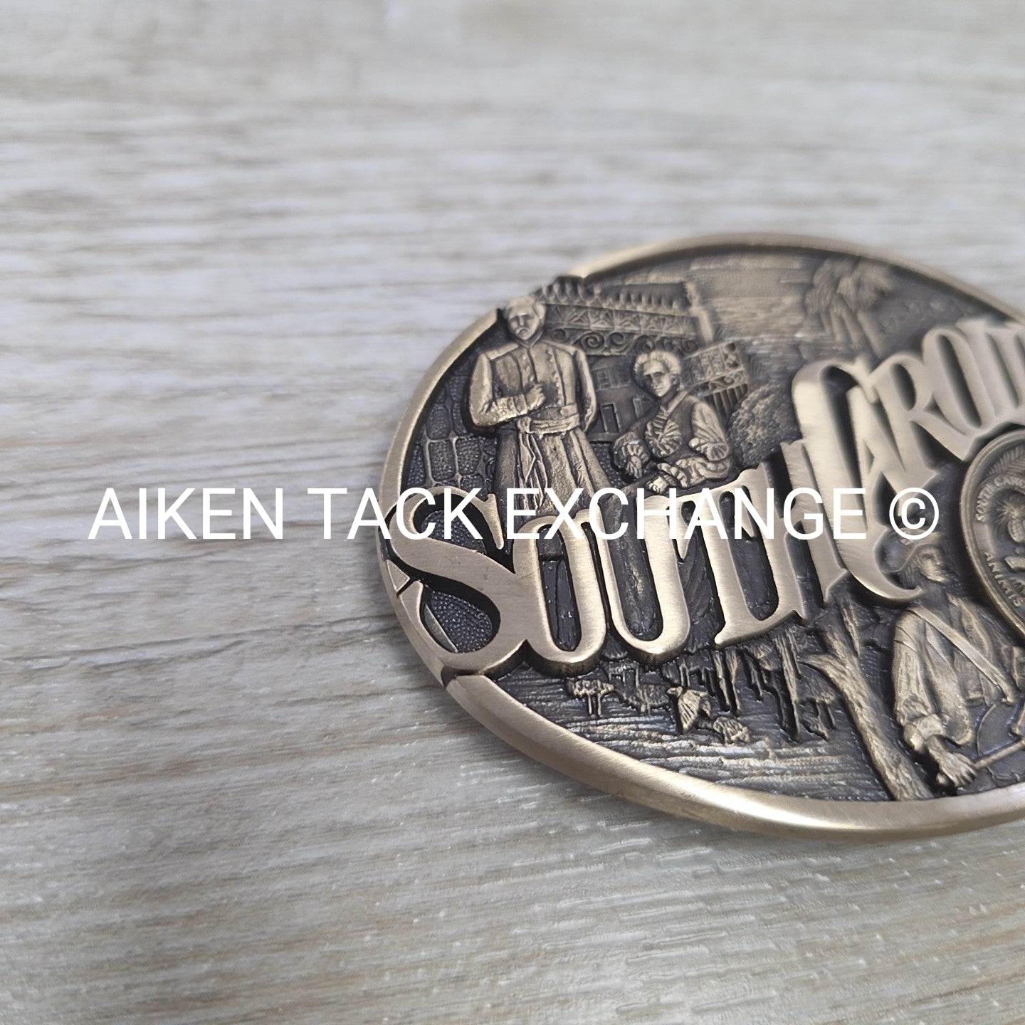 South Carolina Brass Belt Buckle
