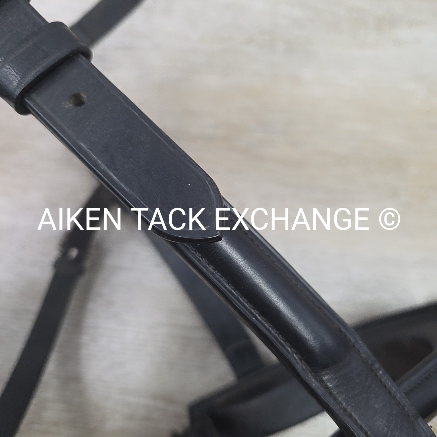 \Leather Lunging Cavesson, Black, Size Full