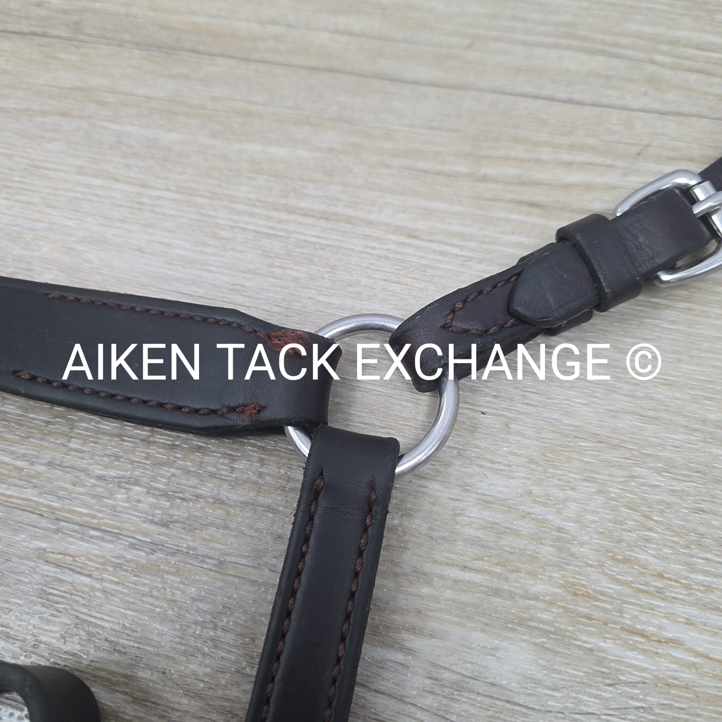 Nunn Finer Hunting Breastplate with Standing Martingale Attachment, Brown, Overs