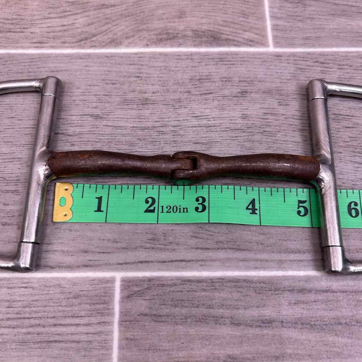 Jay Shuttleworth Hinged Sweet Iron D Ring Bit 5.25"