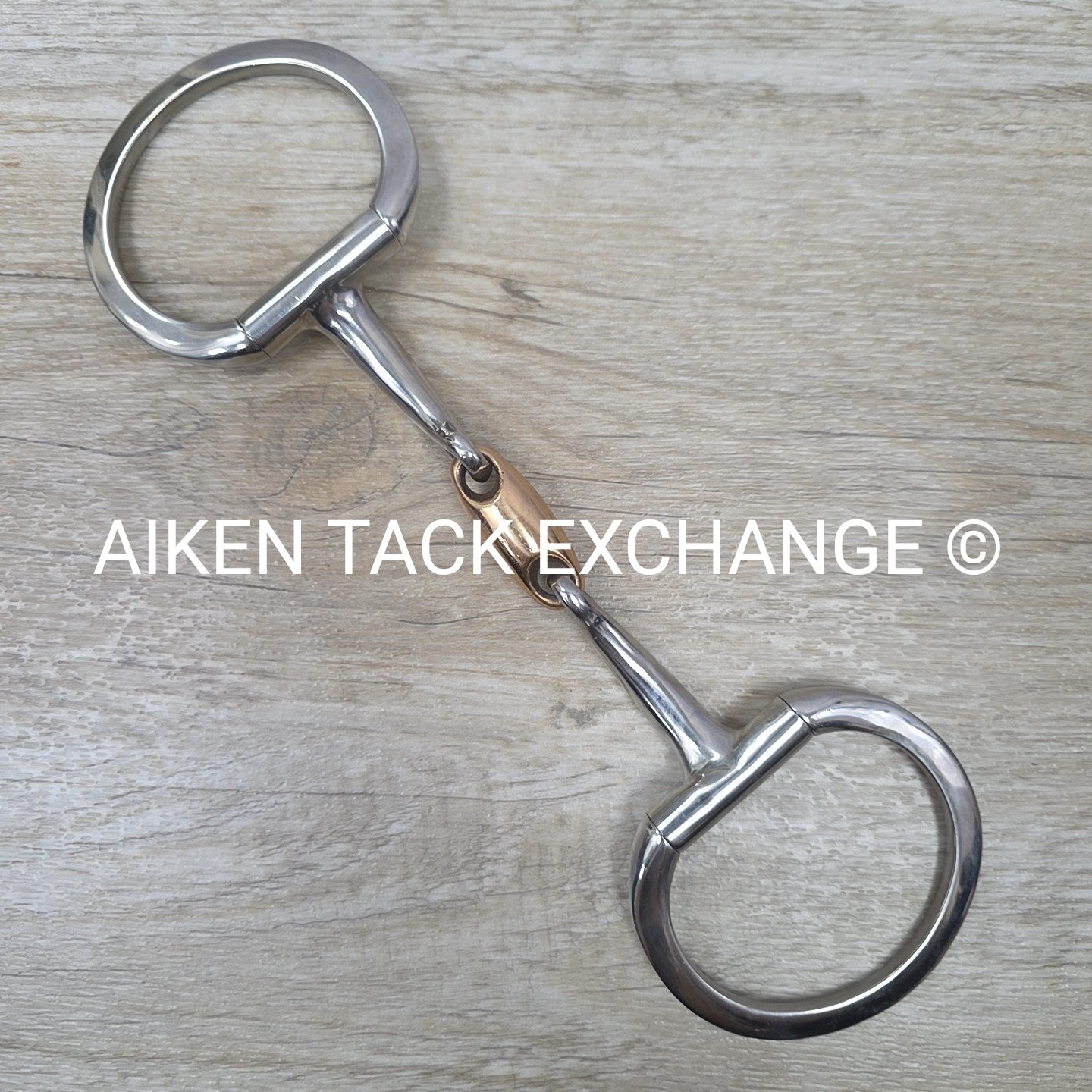 Korsteel Double Joint Copper Oval Link Eggbutt Bit 5.5"