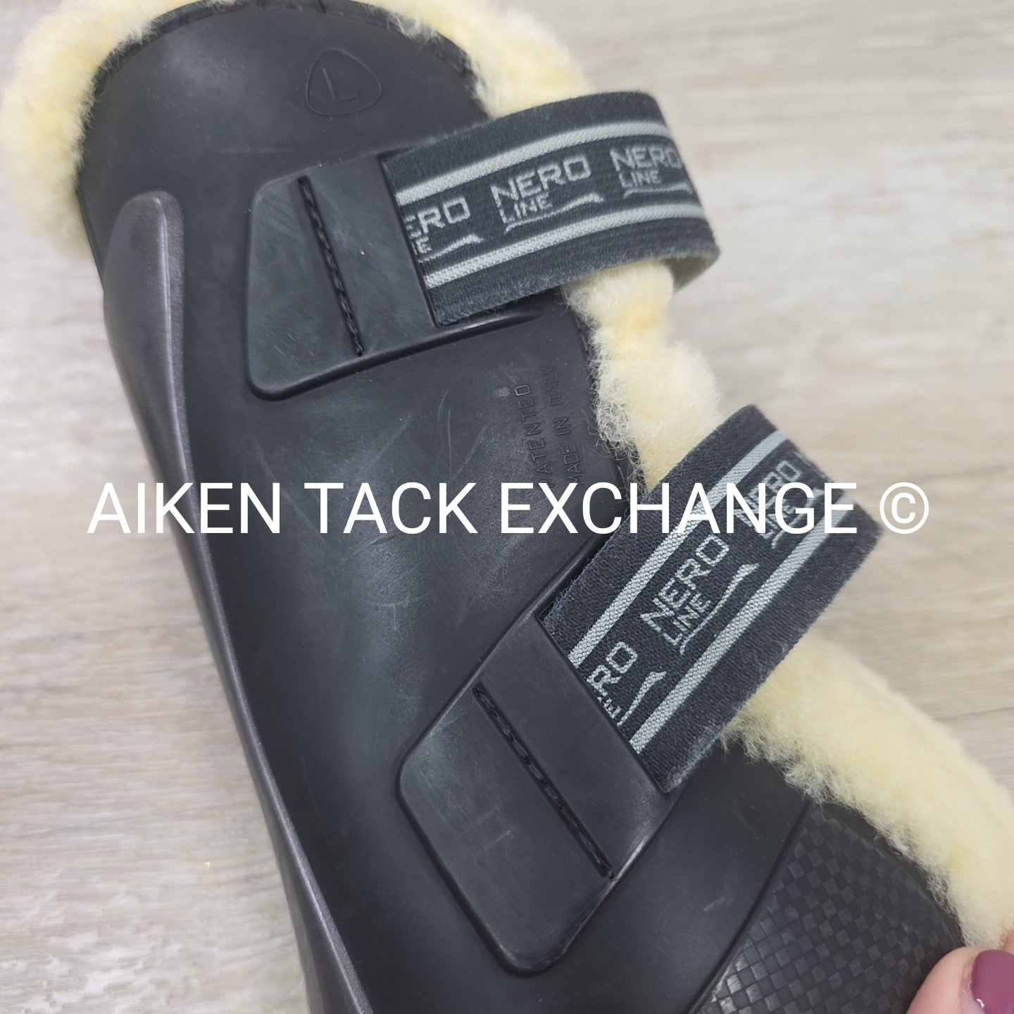 Veredus Nero Line Grand Prix Baloubet Sheepskin Tendon Boots, Size Large