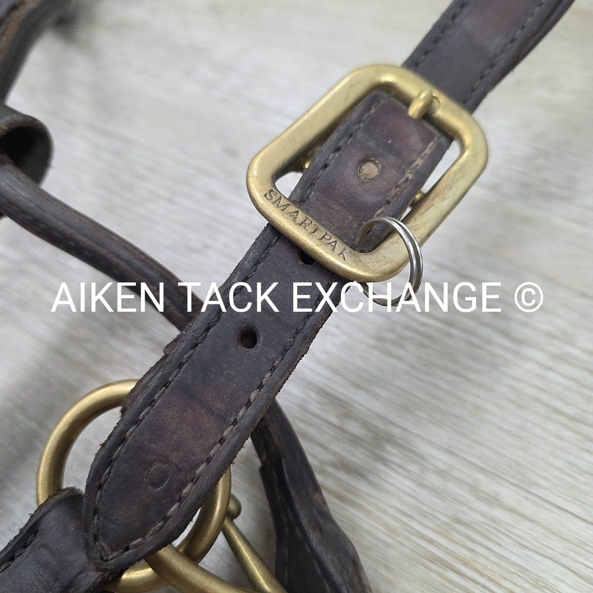 SmartPak Soft Padded Leather Halter, Brown, Oversize