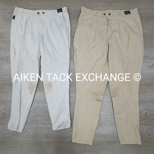 BARGAIN BUNDLE: 2 Tally Ho Men's Breeches, Size 36 Long
