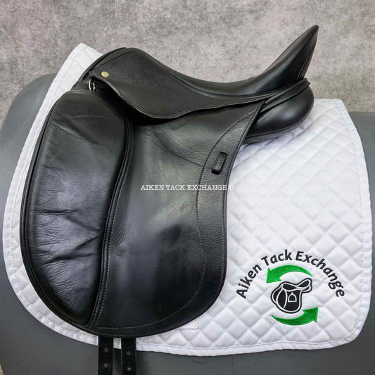 **On Trial** 2013 Schleese Obrigado Dressage Saddle, 17.5" Seat, Adjustable AdapTree, Wool Flocked Panels