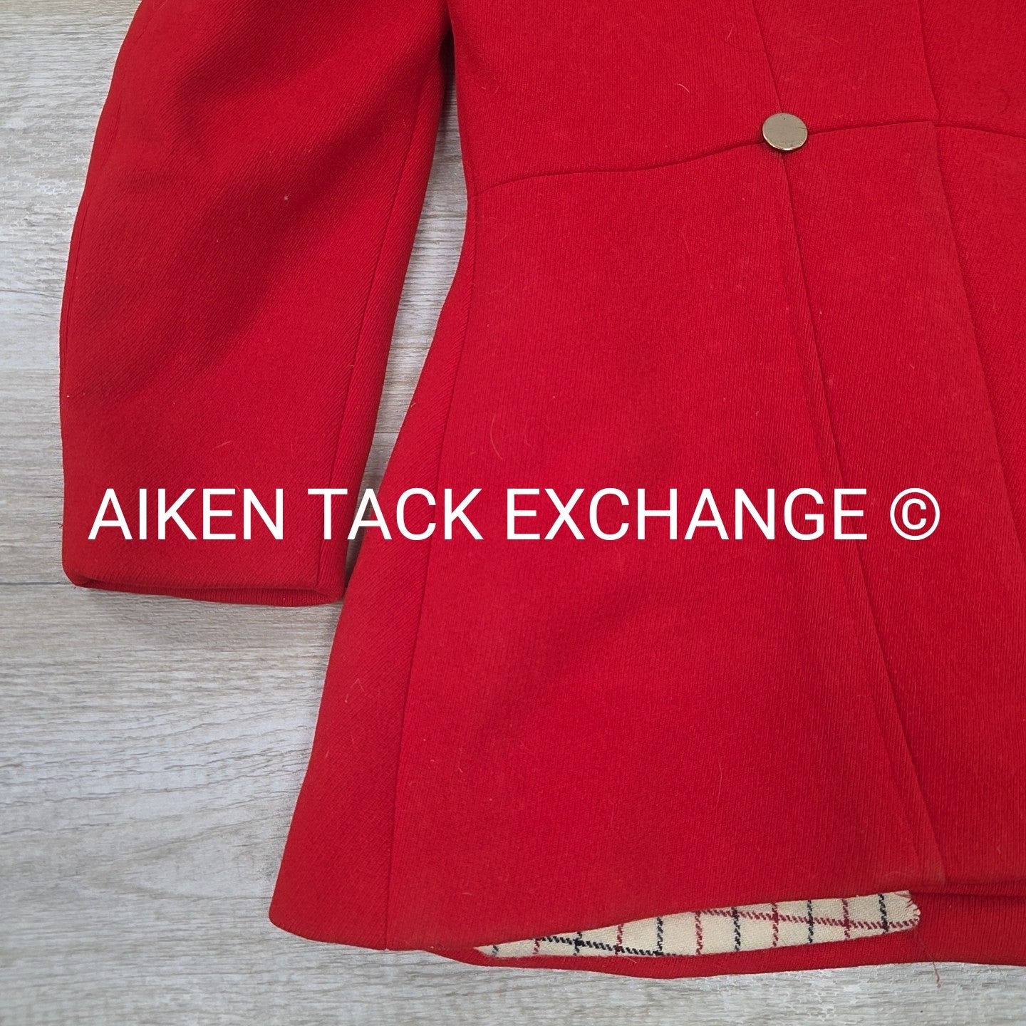 Bespoke Hebden Cord 4 Button Scarlet Hunt Coat, Ladies Small