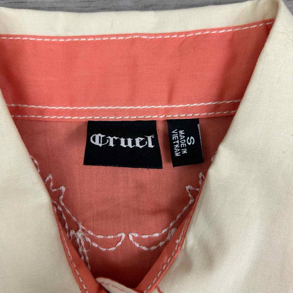 Cruel Western Long Sleeve Top, Size Small