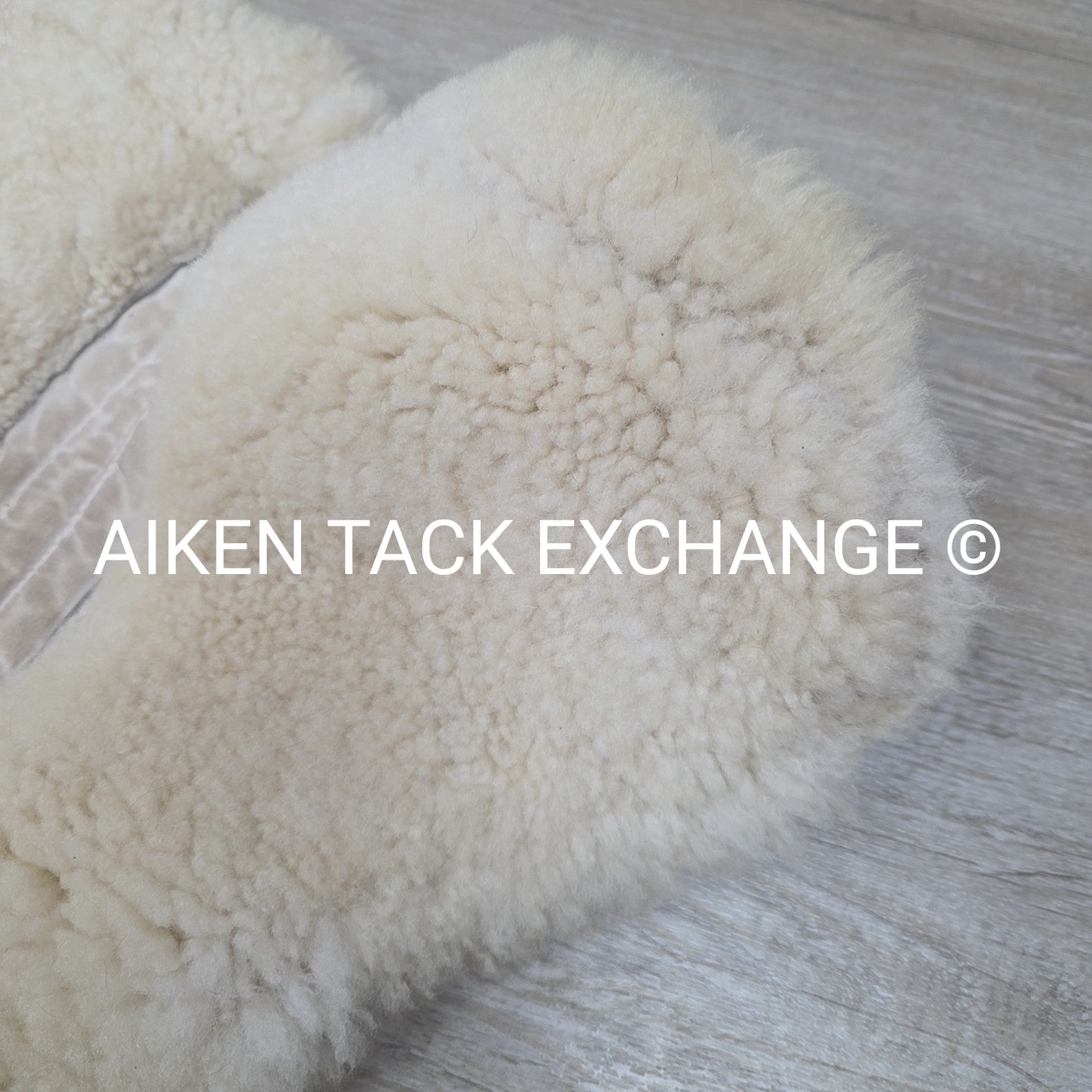 Mattes Platinum Dressage Sheepskin Half Pad with Rear Trim, Size Large