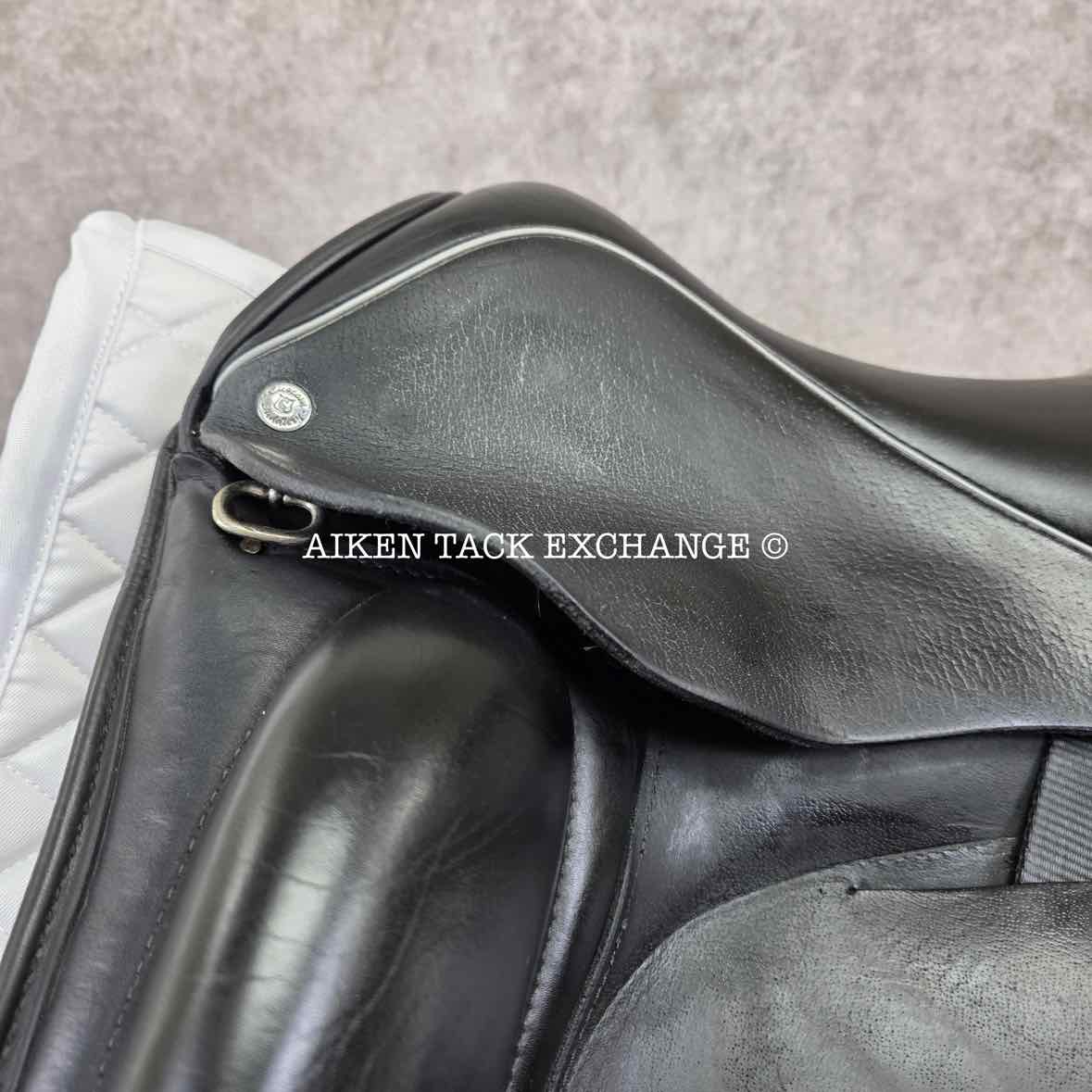 2015 Custom Saddlery Wolfgang Omni Dressage Saddle, 18" Seat, Adjustable Tree, Wool Flocked Panels