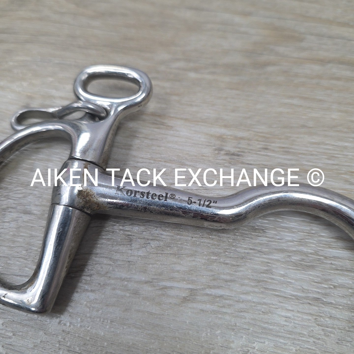 Korsteel Mullen Mouth Kimberwick Bit 5.5" (No Curb Chain)