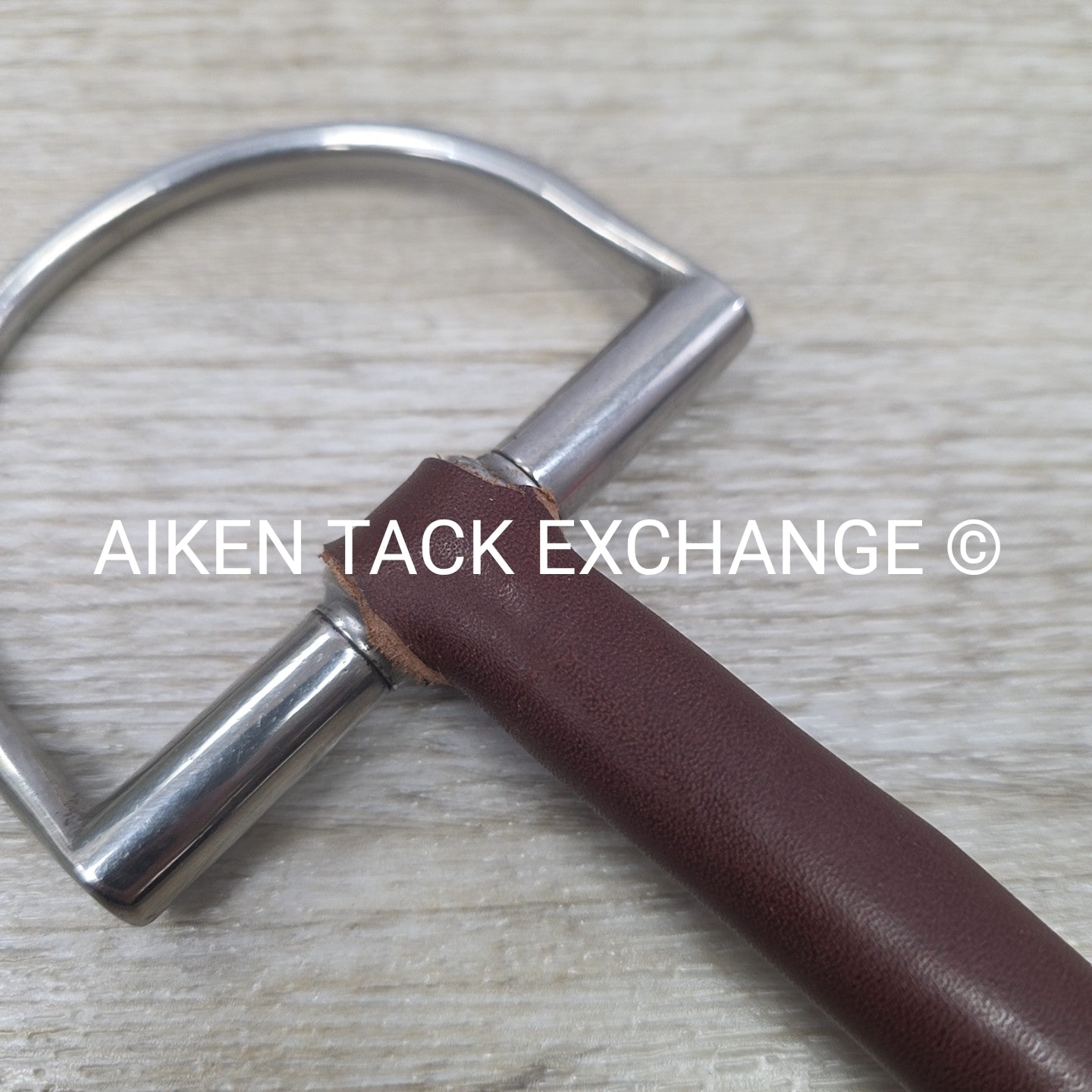 Leather Mullen Mouth D Ring Bit 5.5"