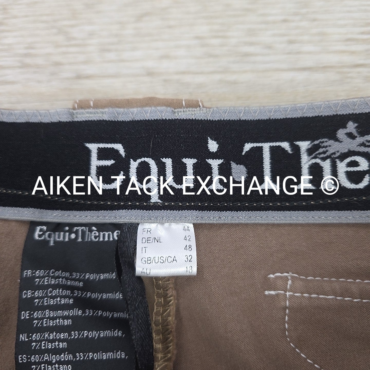 EquiTheme Knee Patch Breeches, Size 32