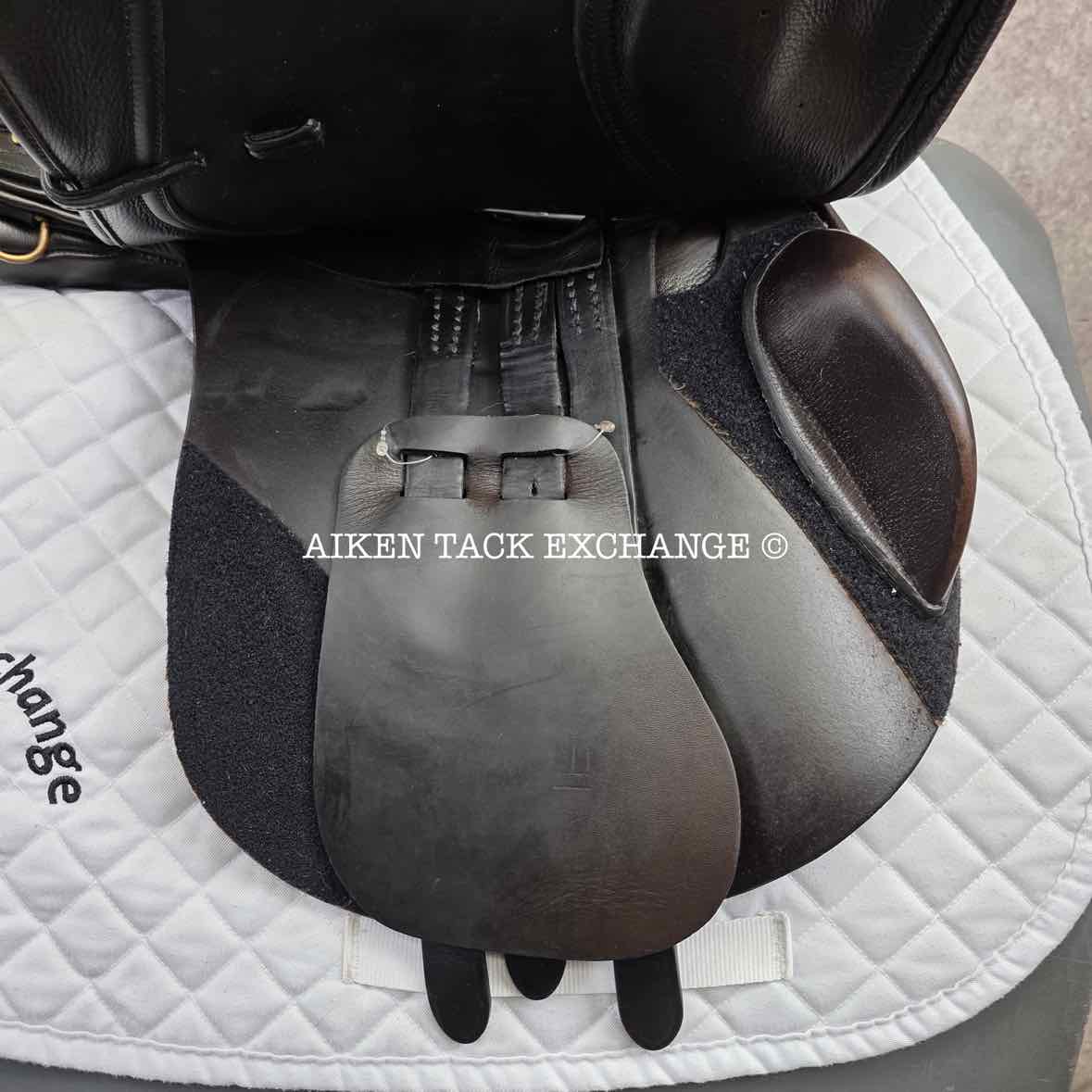 Albion Kontact Pro H/J Jewell Jump Saddle, 17.5" Seat, Medium Tree, Wool Flocked Panels
