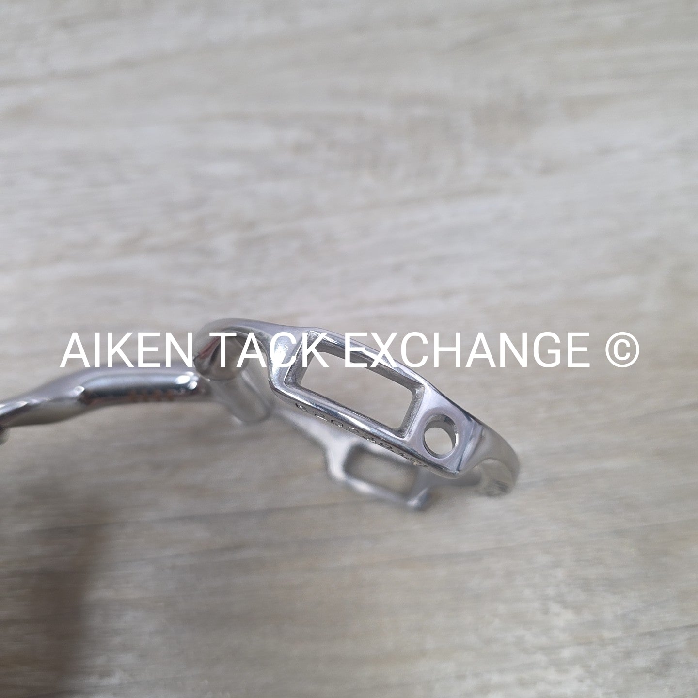 Myler Eggbutt with Hooks and Mullen Forward Tilt Low Ported Brrel MB 36 5"