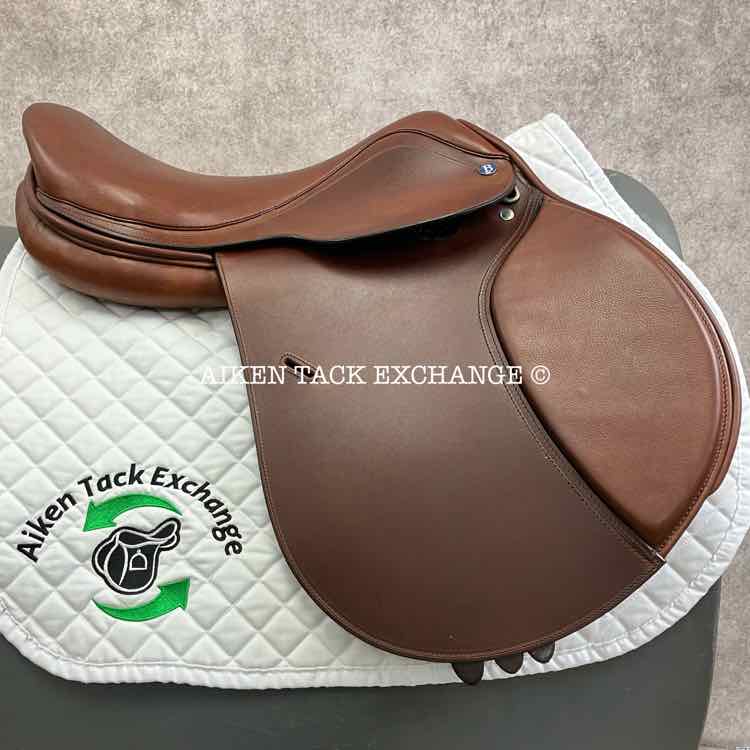 2013 Barnsby Aurora Close Contact Jump Saddle, 18" Seat, Medium Wide Tree, Foam Panels