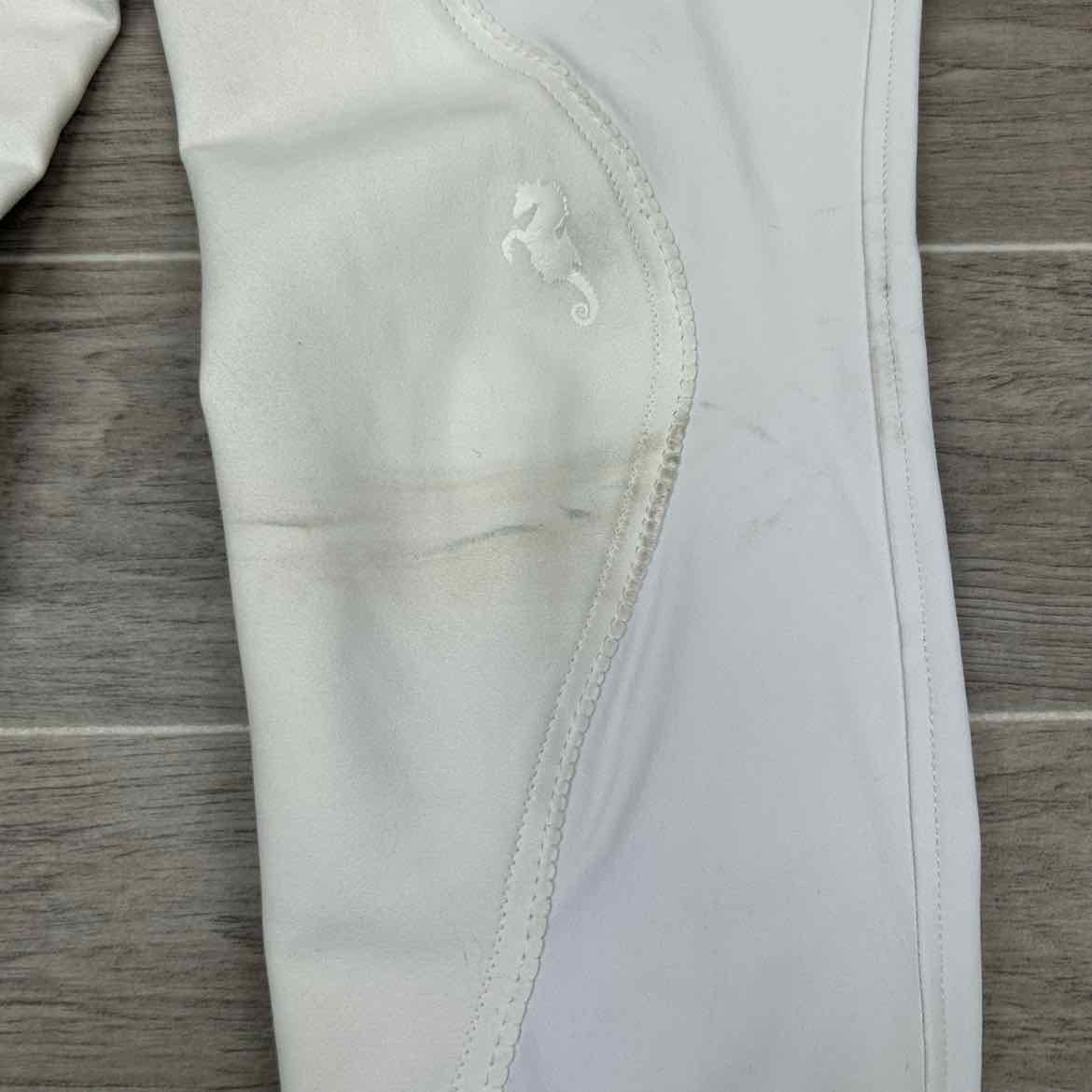 Cavallino Marino Full Seat Breeches, Size 34 (has blemishes)