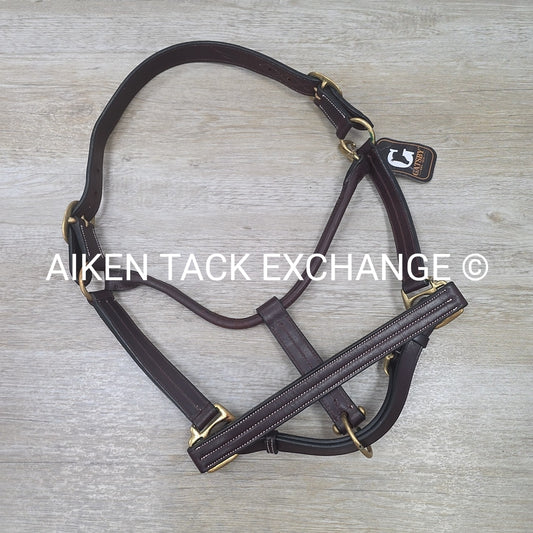 Gatsby Leather Halter, Brown, Size Full