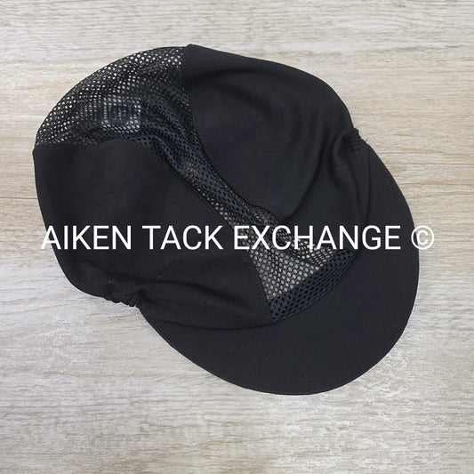 Charles Owen Vented Helmet Cover, Black, Size Medium