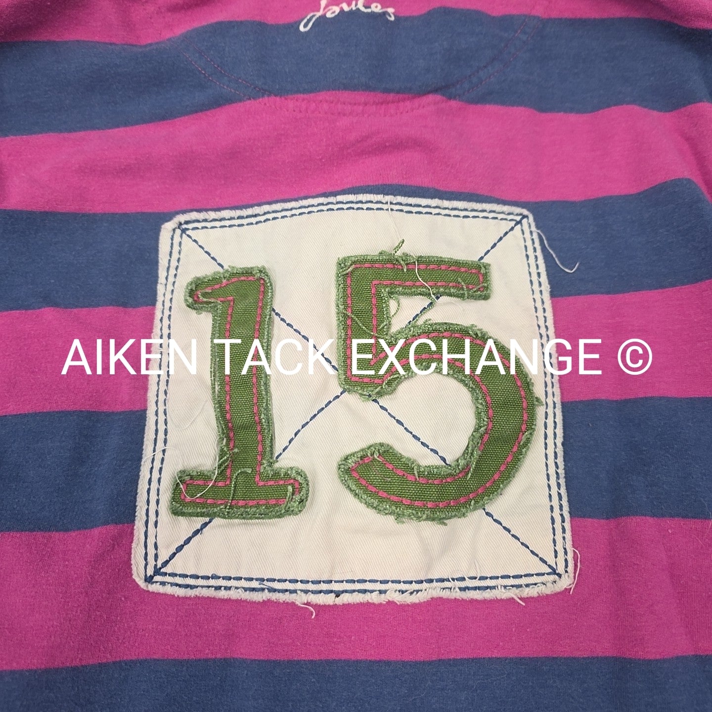 Joules Long Sleeve Polo Shirt, Women's Large