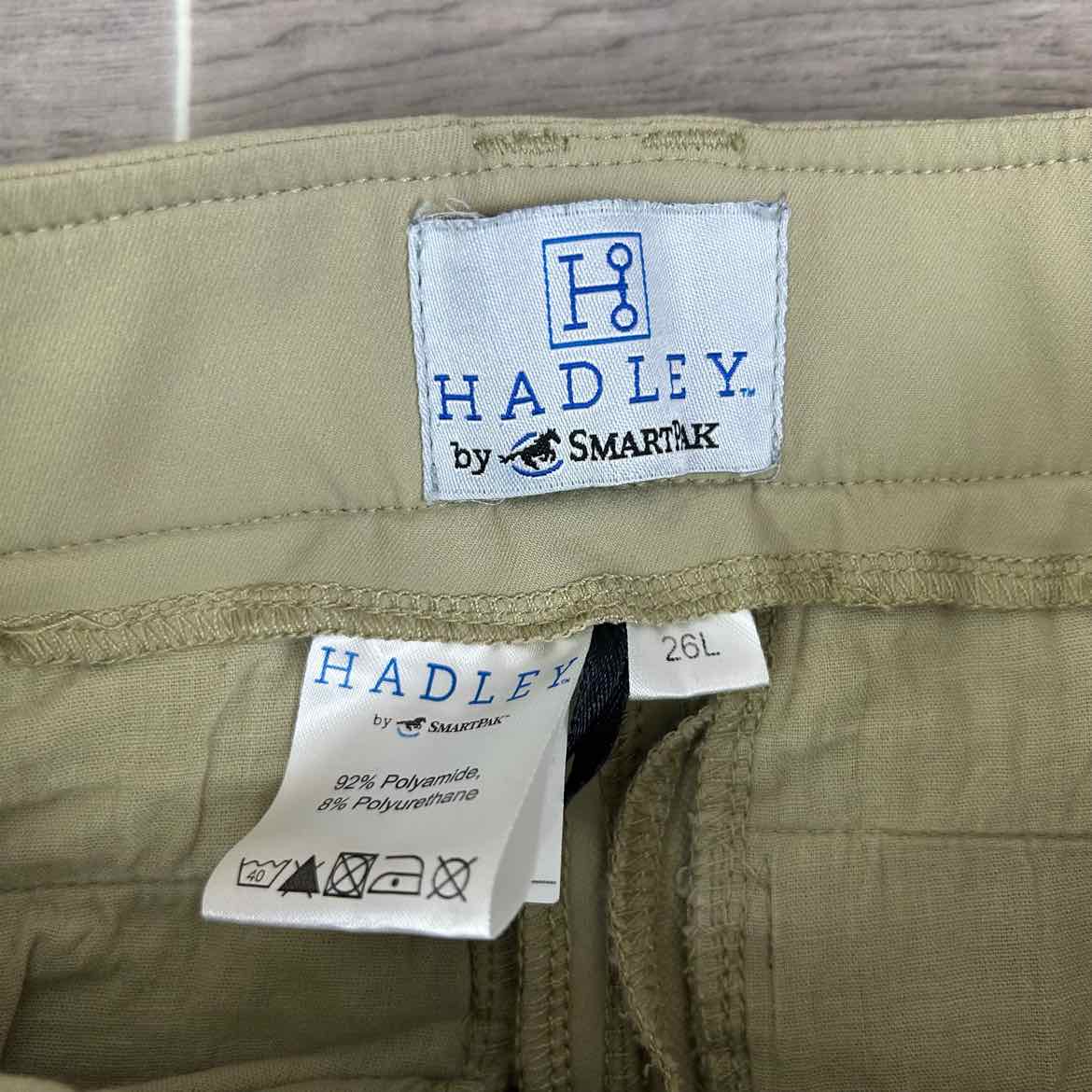 SmartPak Hadley Silicone Grip Knee Patch Breeches, Size 26 L