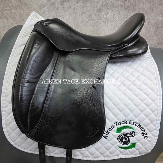 2012 Marcel Toulouse Marianne Platinum Genesis Dressage Saddle, 17.5" Seat, Adjustable Tree, Wool Flocked Panels