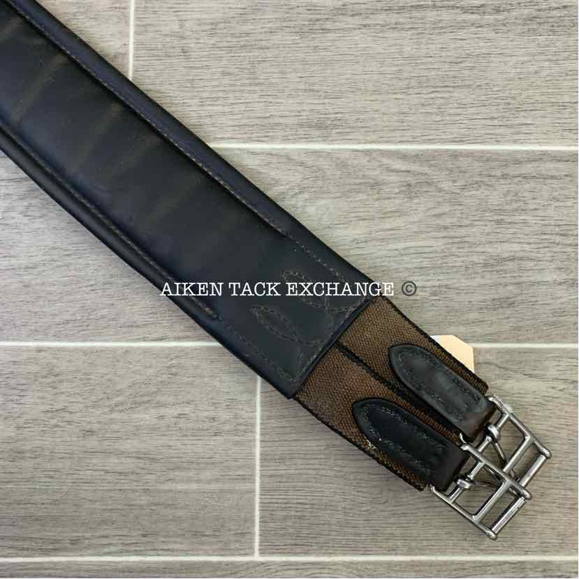 Albion AP / Jump Shaped Padded Leather Girth, Brown, 56"