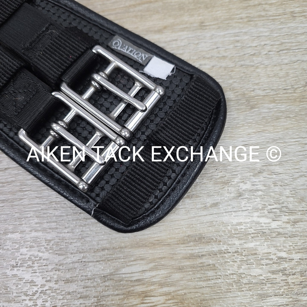 Ovation Airform Chafeless Dressage Girth, Black, 24"