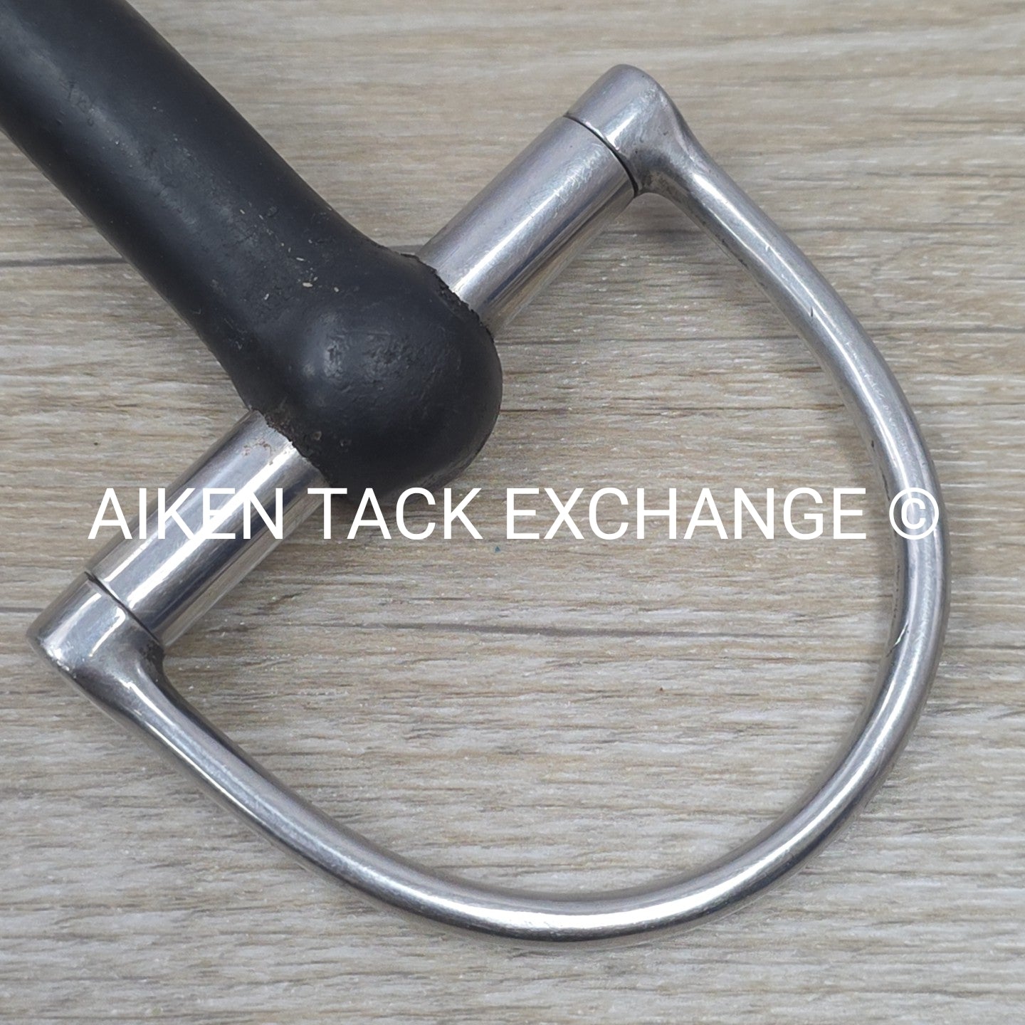 Hard Rubber Mullen Mouth D Ring Bit 5"