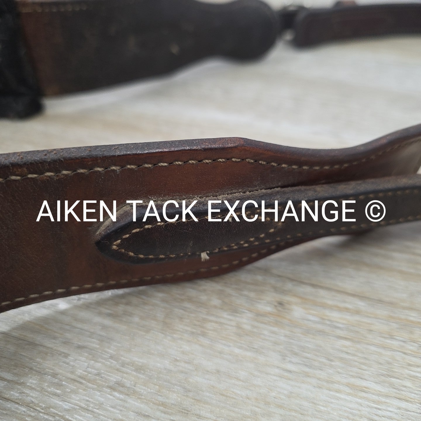 BARGAIN BUNDLE: Leather Surcingle with 2 Rubber & Leather Side Reins