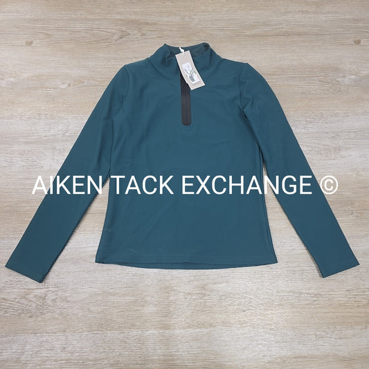 Lauria Garrelli Livigno Ribbed Long Sleeve Top, Size Medium