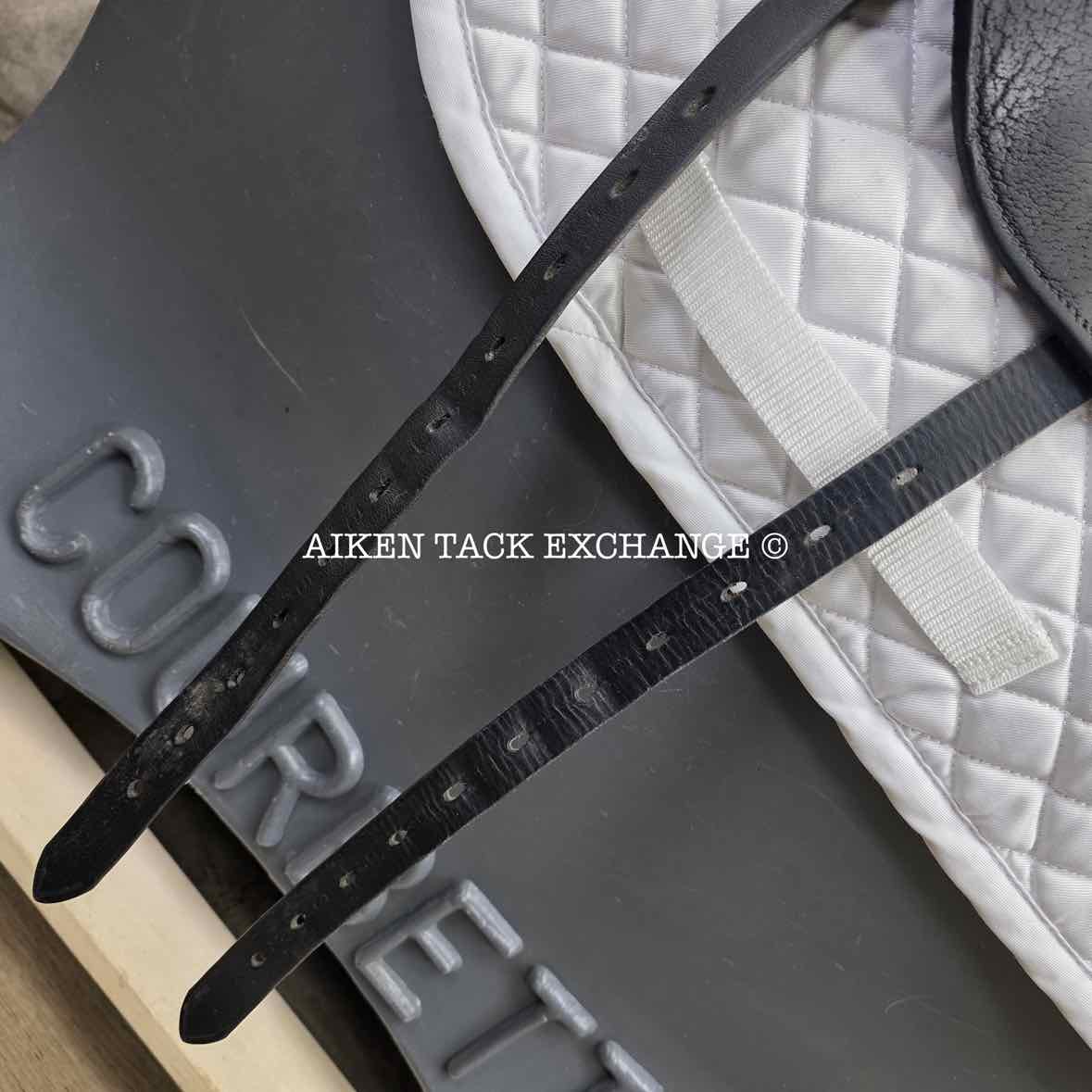 2020 Custom Saddlery Wolfgang Gemini R Monoflap Dressage Saddle, 17.5" Seat - Short Flap, Adjustable Tree, Wool Flocked Panels