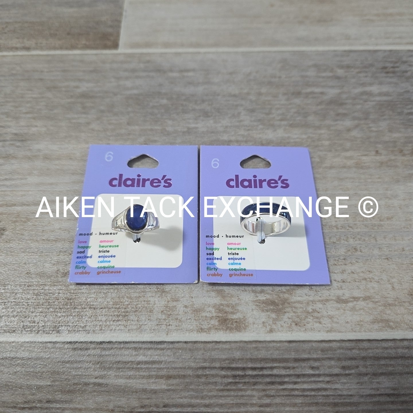 Claire's Mood Rings (2) - Size 6