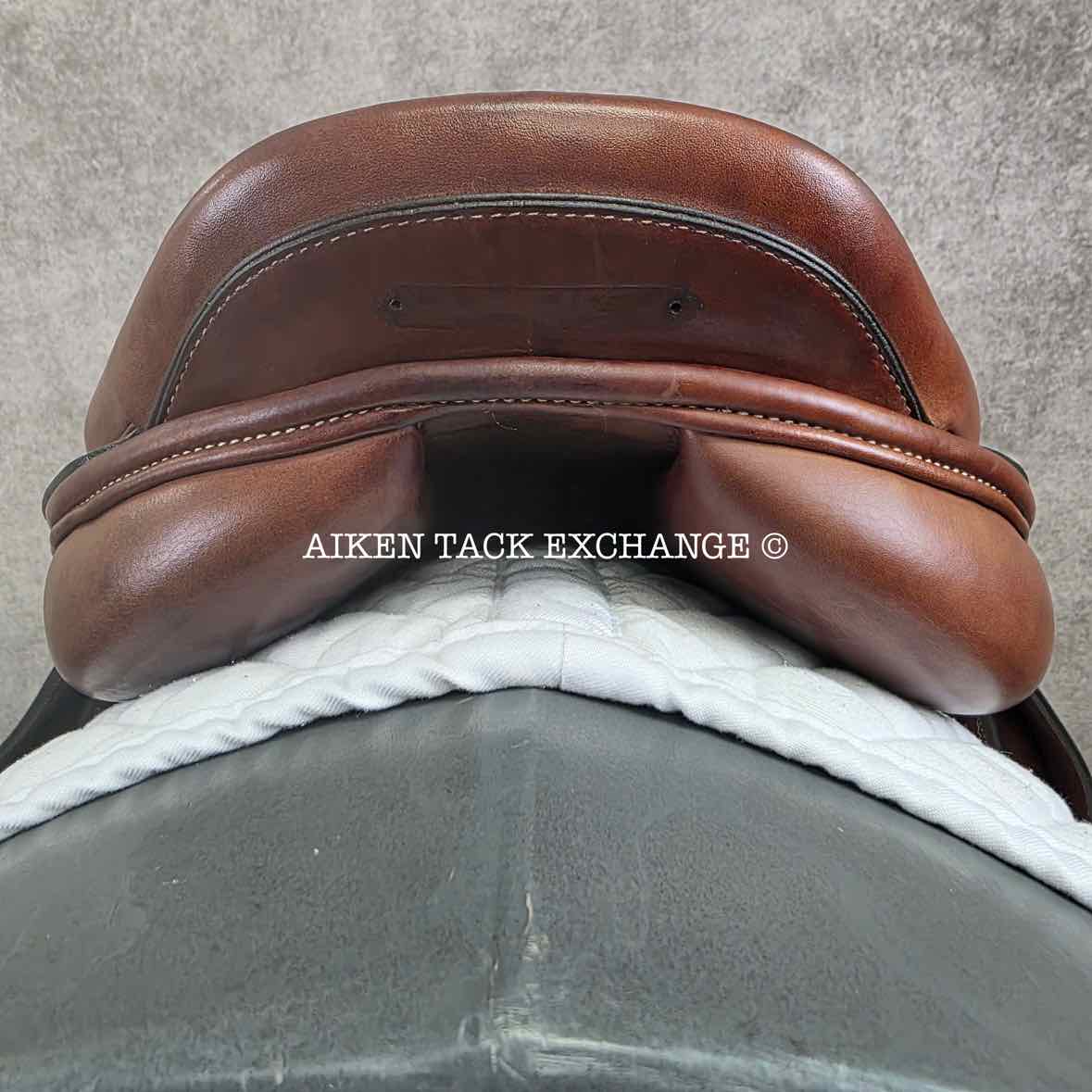 2015 Ovation Ruiz Diaz Close Contact Jump Saddle, 17" Seat, Adjustable Tree - XCH Changeable Gullet, Foam Panels