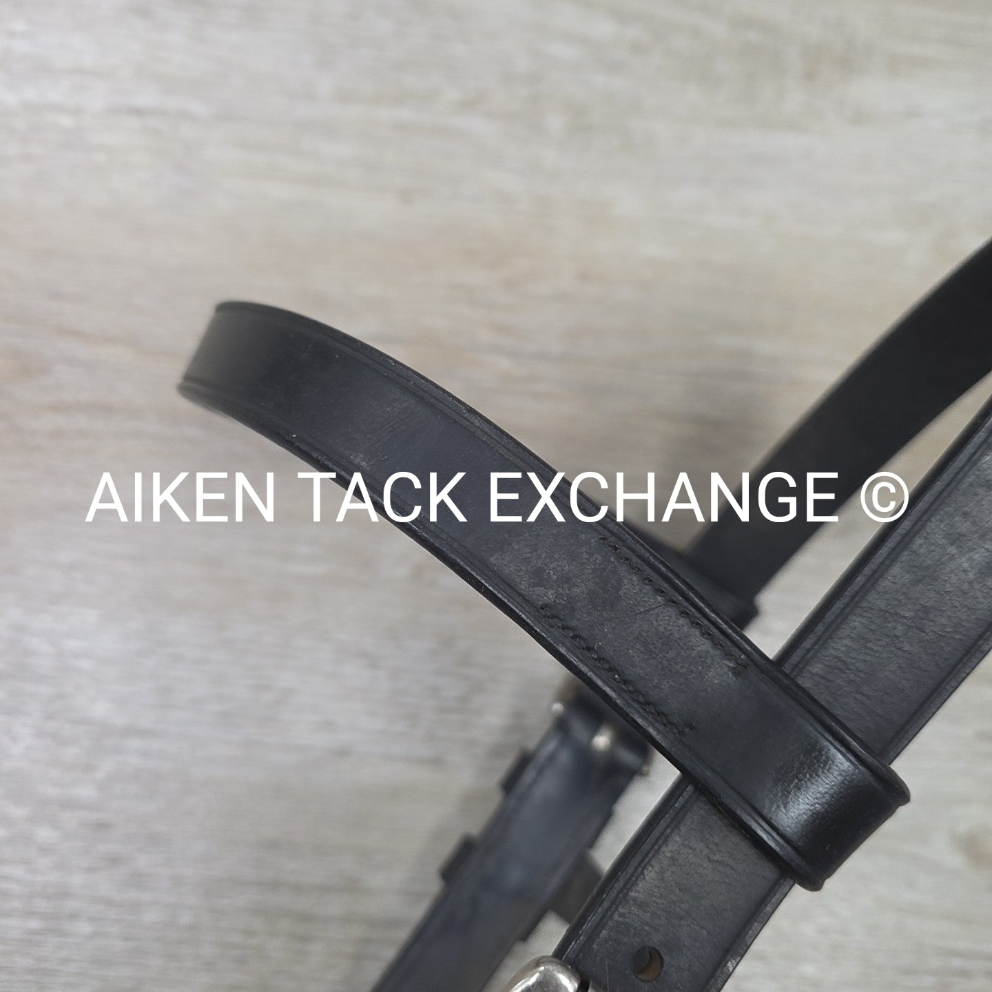 \Leather Lunging Cavesson, Black, Size Full