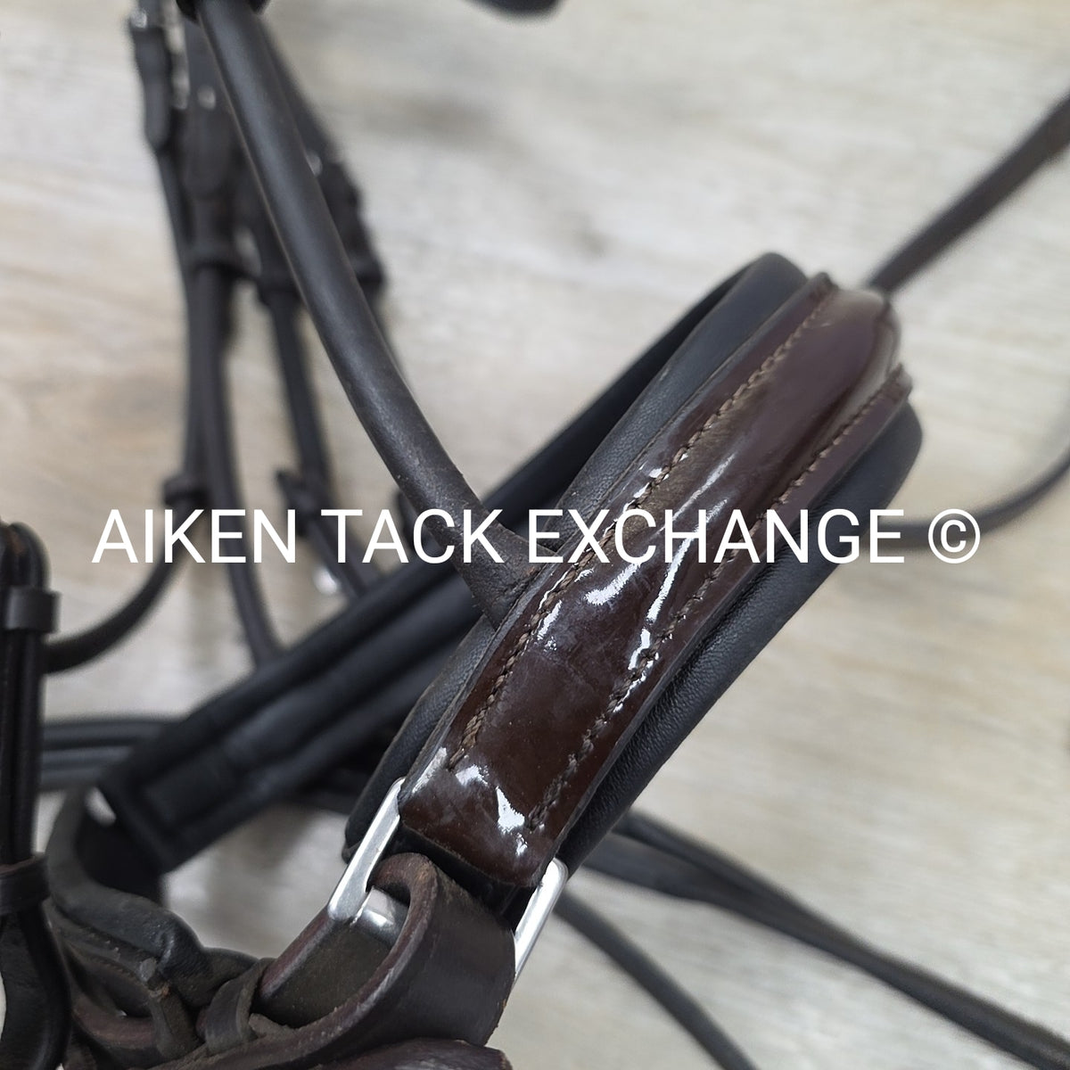 Solo Equine Salvatore Double Bridle with Matching Reins, Brown, Size Cob