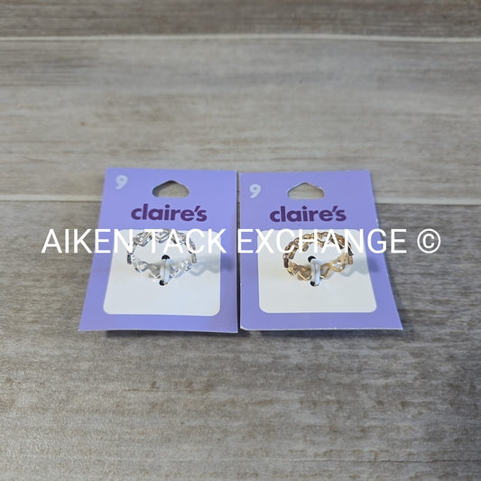 Claire's Rings (2) - Size 9