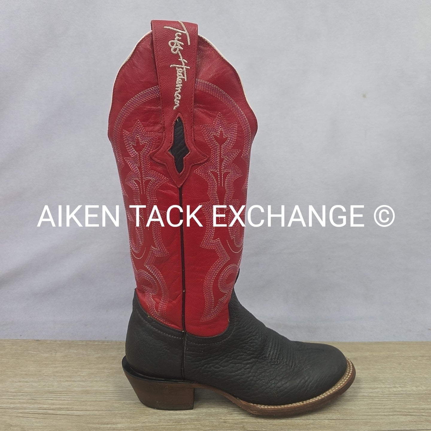 Tuff Hedemen Resistol Western Boots, Size 6.5B