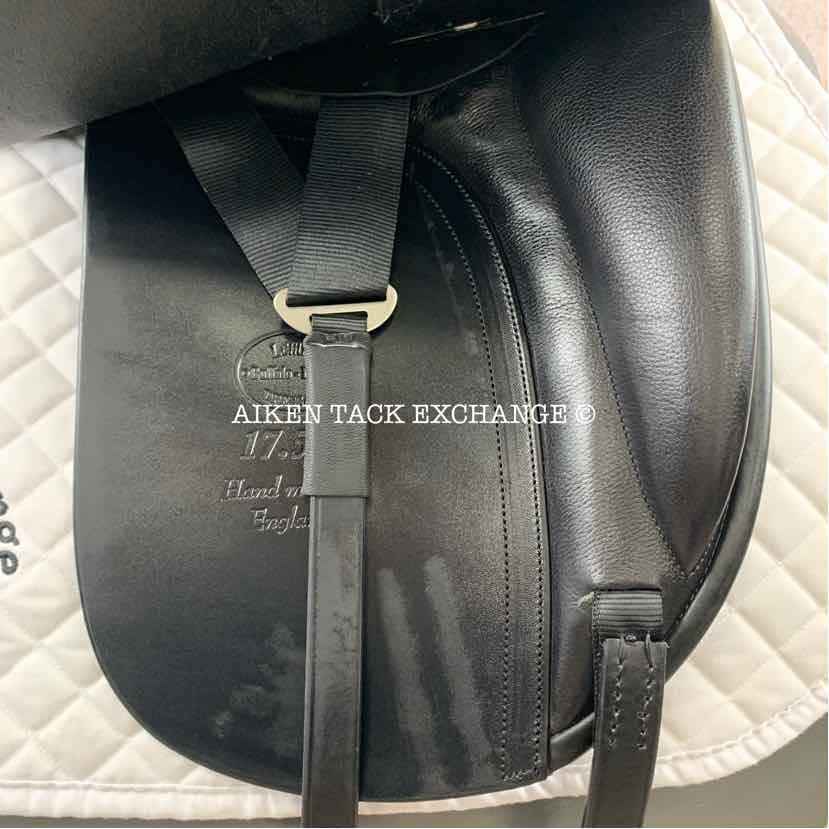 2023 SDL Lemke Buffalo Deluxe Dressage Saddle, 17.5" Seat, Medium Wide / Wide Tree, Wool Flocked Panels