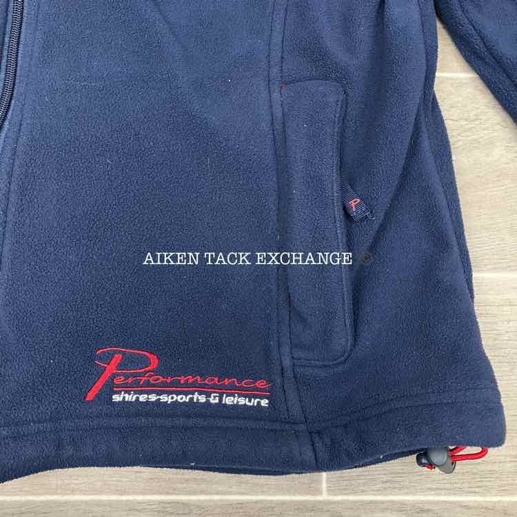 Shires Performance Zip Up Fleece Jacket, Size Large