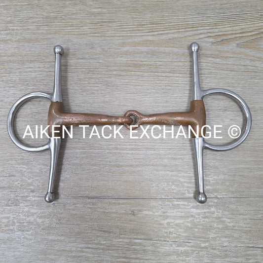 Copper Single Joint Full Cheek Bit 5"