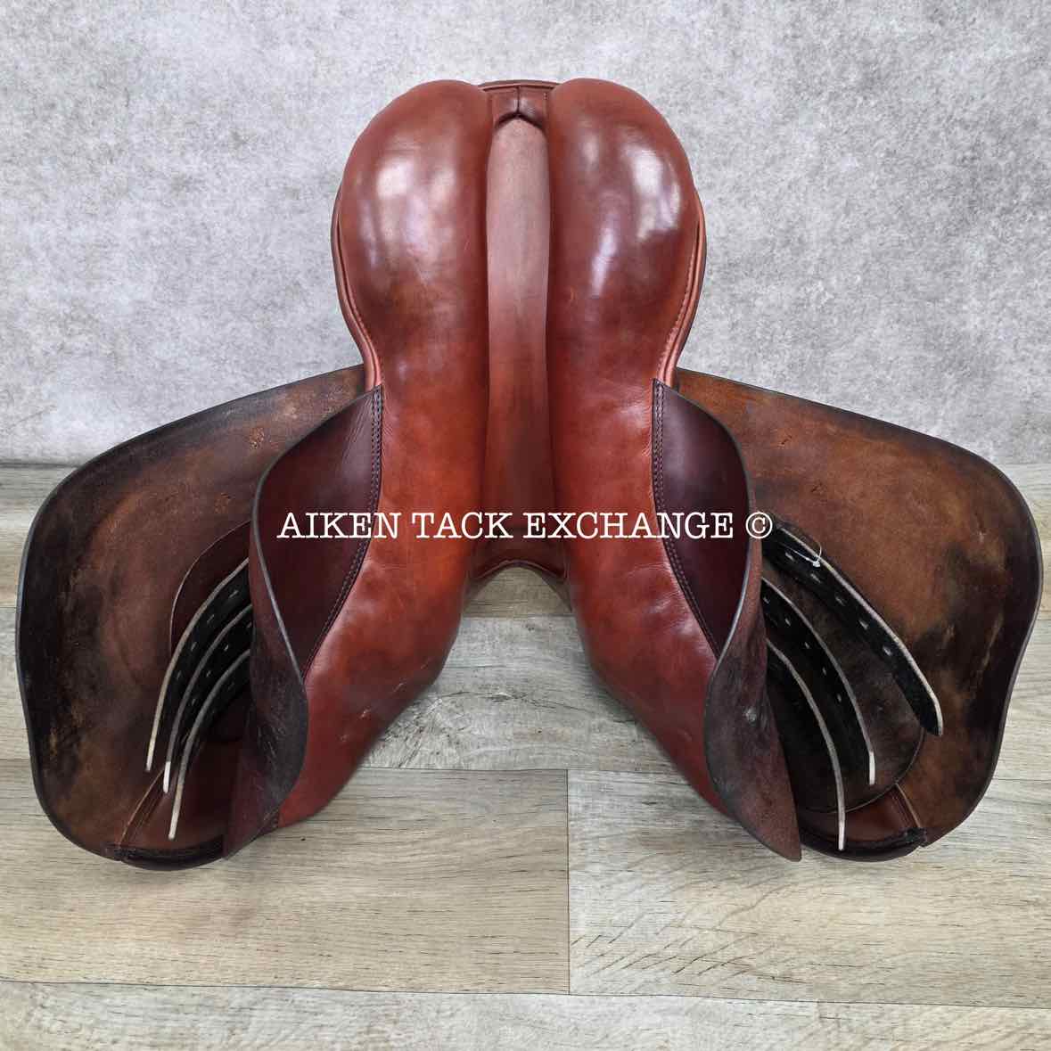 Stubben Edelweiss CS Close Contact Jump Saddle, 17" Seat, 31cm Tree - MW, Wool Flocked Panels