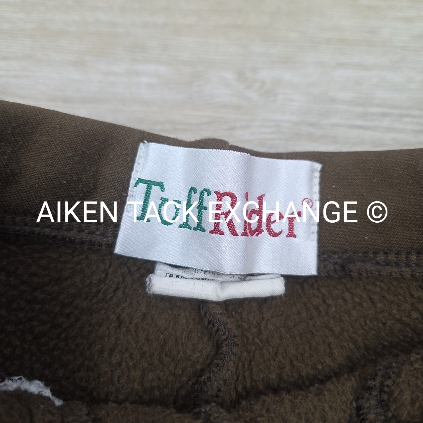 TuffRider Fleece Lined Winter Knee Patch Breeches, Size 24
