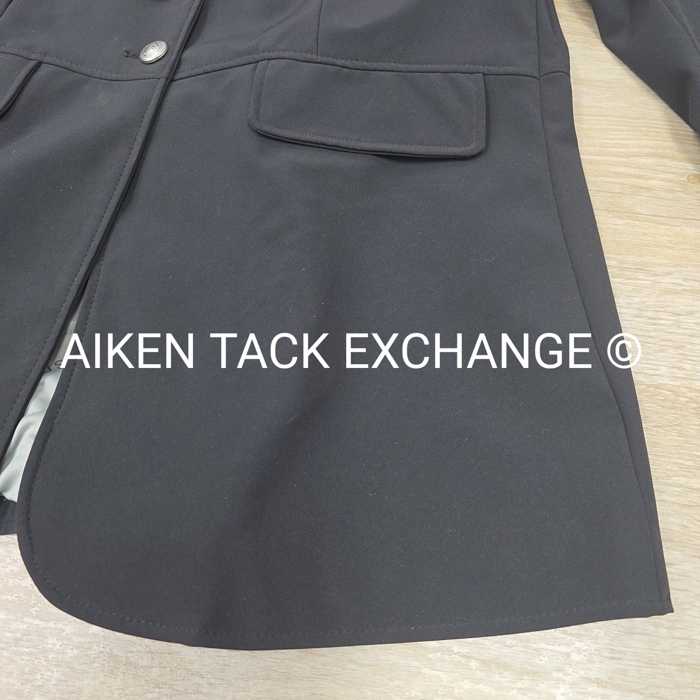 EOUS Dressage Show Coat, Black, Machine Washable, Women's Size 16