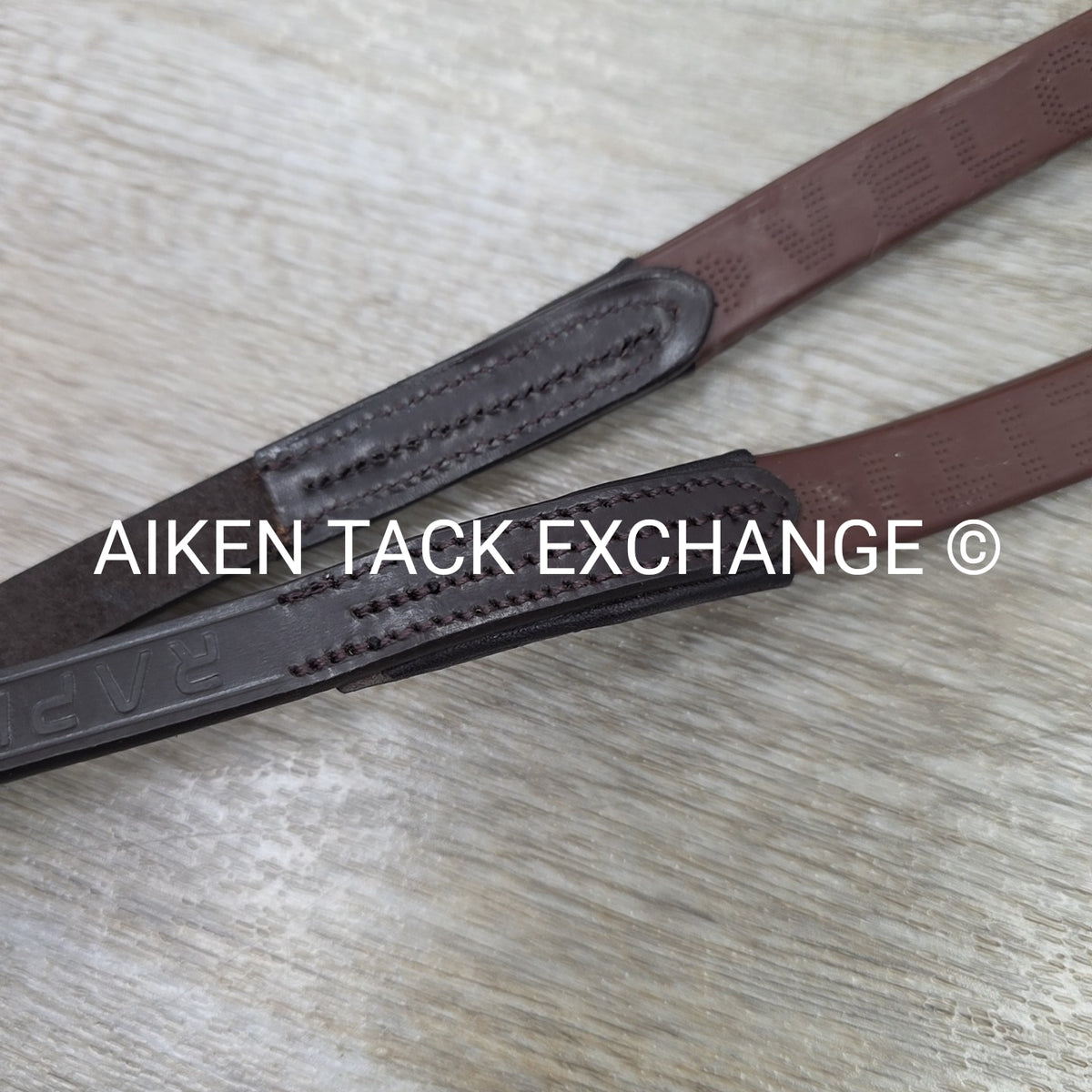 Shires Velociti RAPIDA Rubber Reins, Brown, 54"